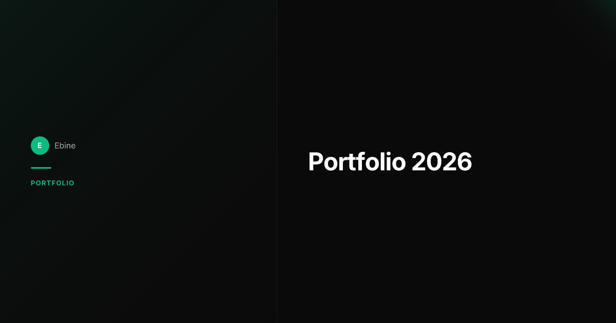Portfolio sample